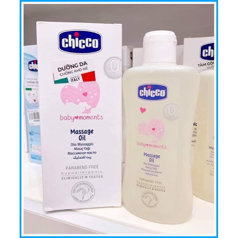 DẦU MASSAGE OIL CHIẾT XUẤT CÁM GẠO CHICCO OM+ CHICCO