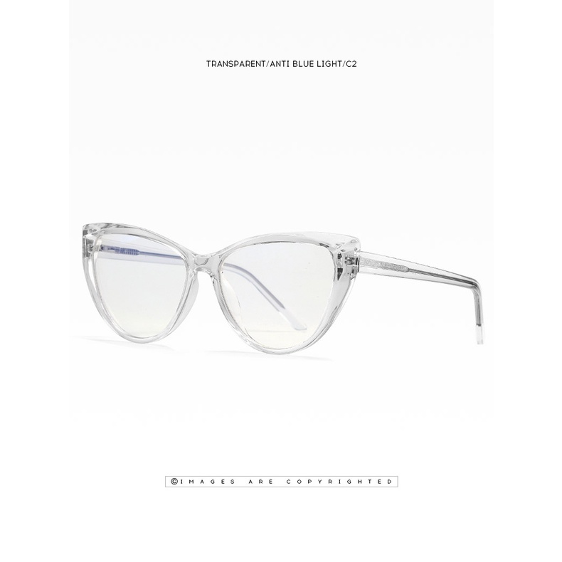 Mắt kính ZEliN gọng phẳng TR90 chống ánh sáng xanh thời trang cho nữ