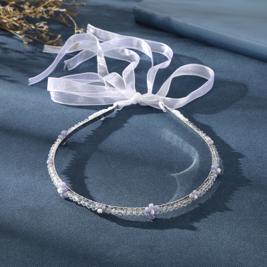 Băng Đô Cài Tóc Bằng Hợp Kim Đính Hoa Và Ngọc Trai Phong Cách Hàn Quốc Ngọt Ngào Dành Cho Nữ