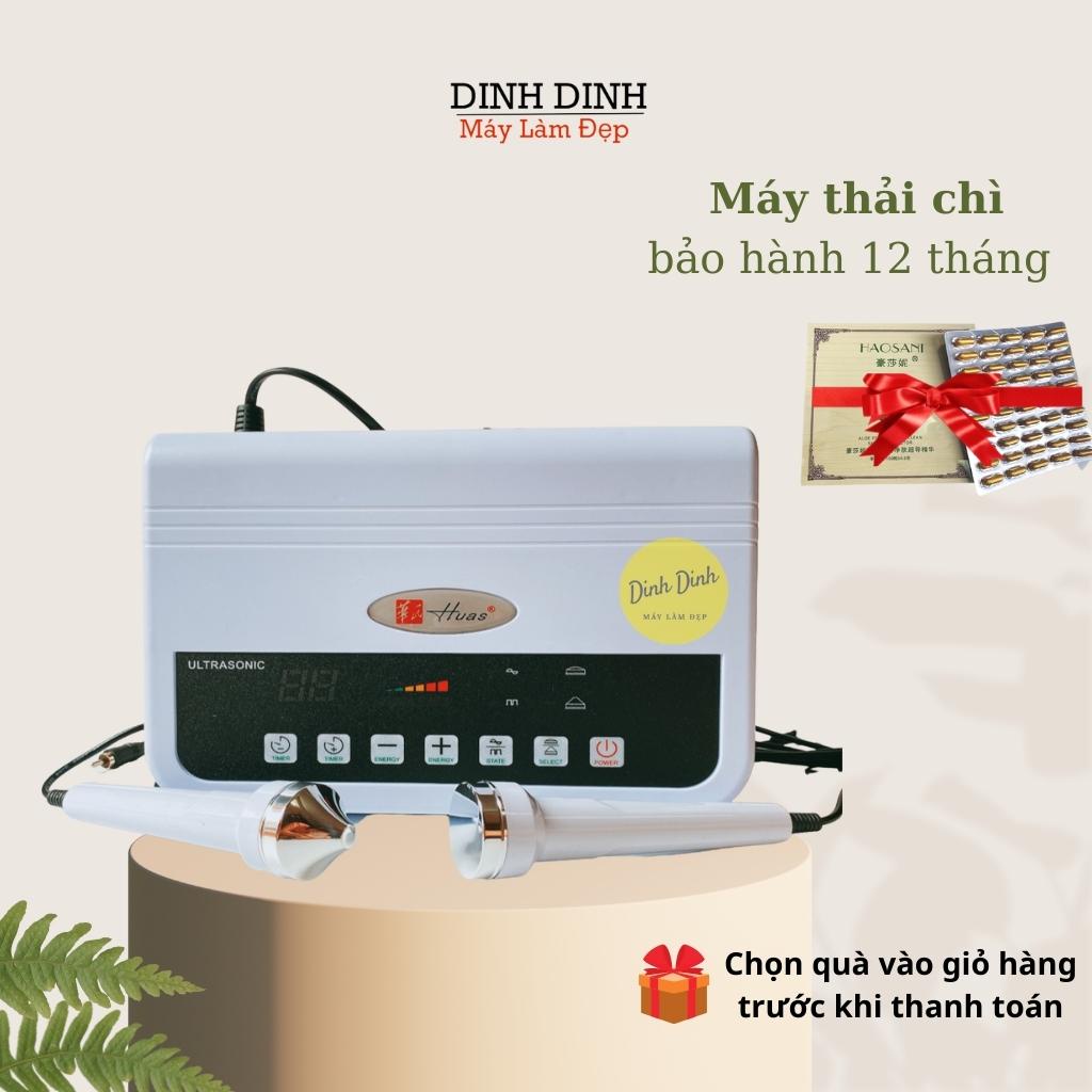 Máy hút chì thải độc da, thải chì massage mặt, điện di tinh chất (tặng viên thải chì) - Dinh Dinh máy làm đẹp