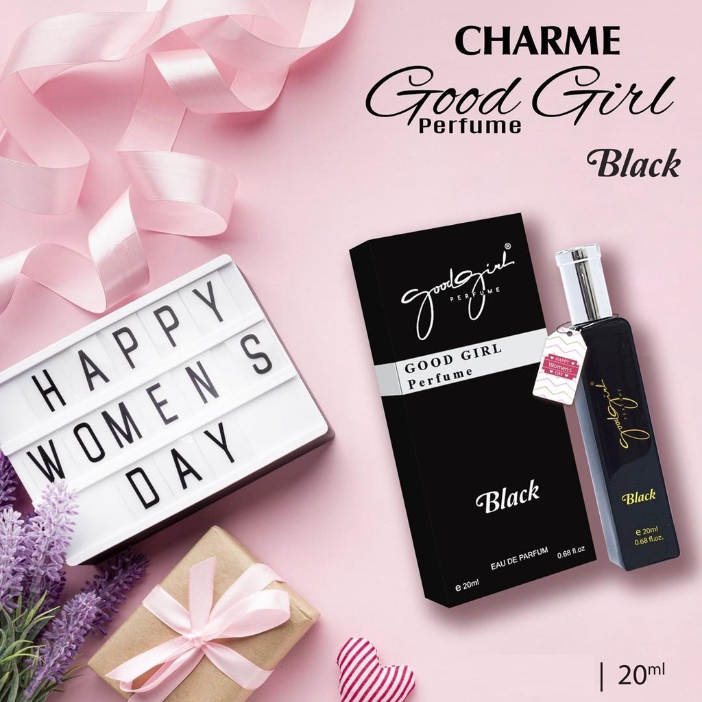 Nước hoa nữ Charme Good Girl 20ml Màu đen