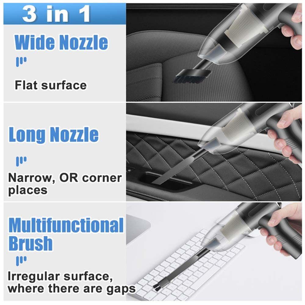 Máy Hút Bụi Mini Cầm Tay 10000Pa Không Dây 5000mAh Tiện Dụng Cho Xe Hơi / Nhà Cửa