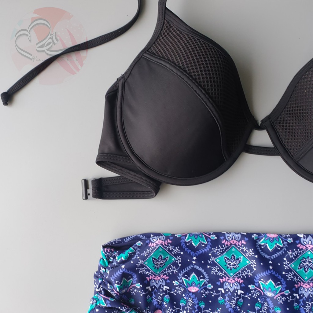 Bộ bơi hai mảnh hàng mẫu thiết kế dành cho nàng ngoại cỡ GP xuất khẩu Ý