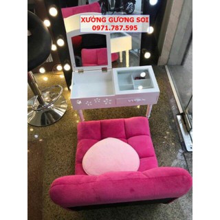 BÀN TRANG ĐIỂM GỖ NGỒI BỆT
