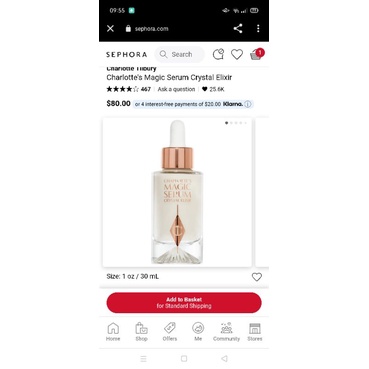 Tinh chất dưỡng Charlotte's Magic Serum Crystal Elixir