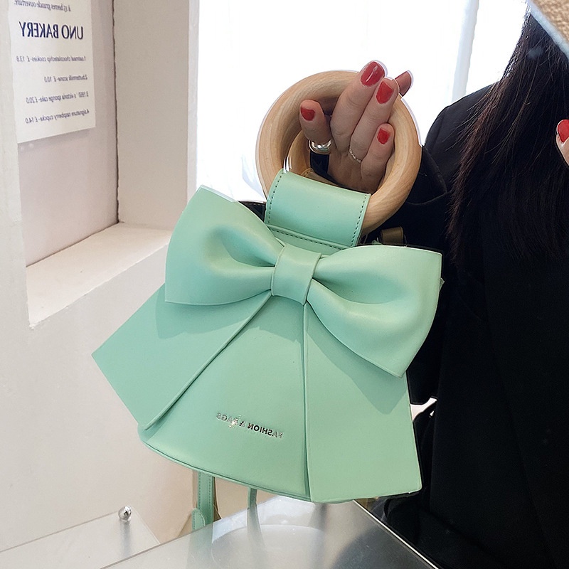 Túi Đeo Chéo Đính Nơ Thời Trang Nữ Tính