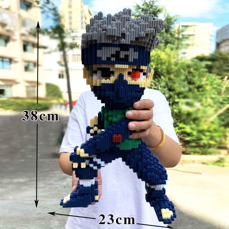Đồ chơi mô hình lắp ráp 3D hình nhân vật NARUTO và KAKASHI Size Lớn có thể làm quà tặng hoặc Decor phòng