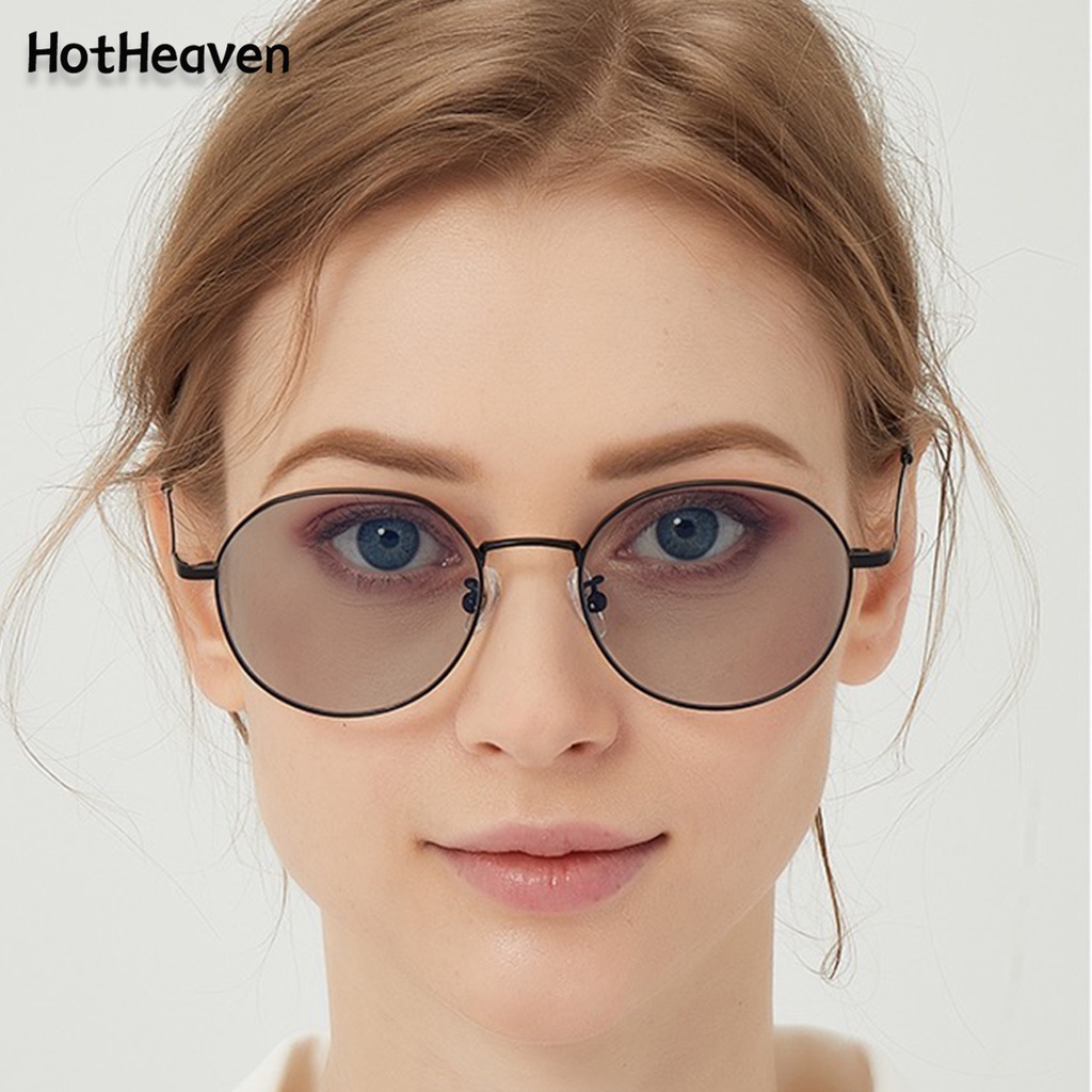 Kính Mát Gọng Oval Chống Tia Bức Xạ Ánh Sáng Xanh 3 Phong Cách Unisex