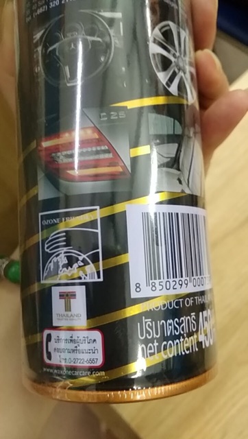 Chai xịt bóng đồ da, đồ gỗ, nội thất oto WAX ONE 450ml (Thái Lan)