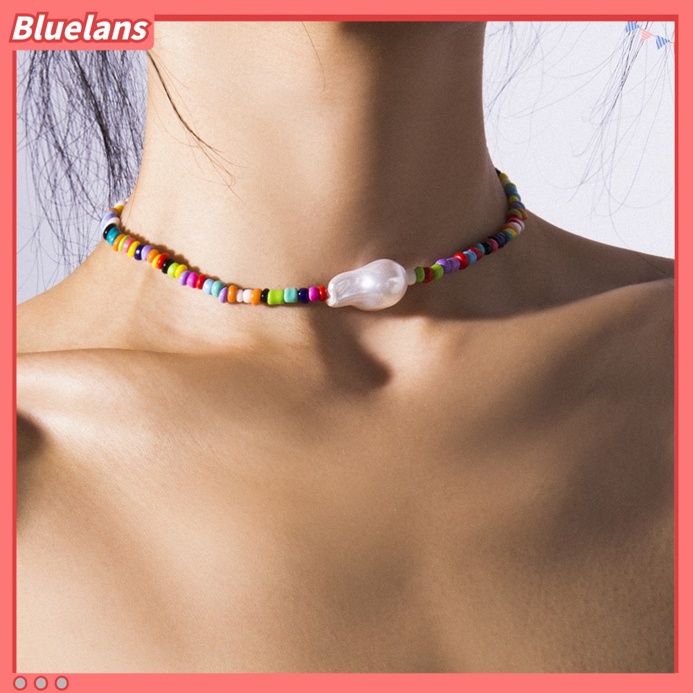 Vòng Cổ Choker Đính Ngọc Trai Giả Thời Trang