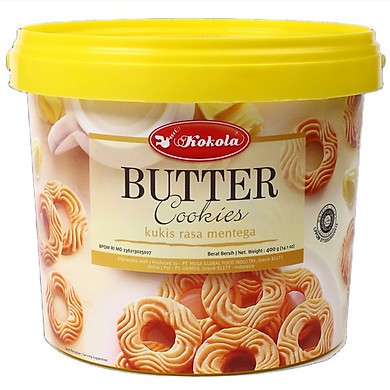 Bánh Butter Cookies Kokola (Thùng 400g )