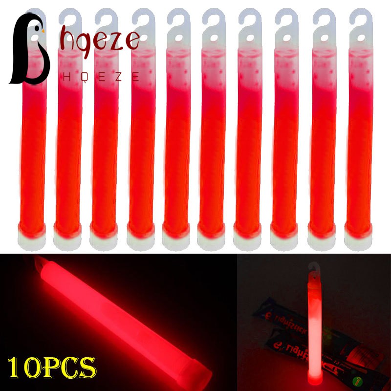 VN  Set 10 Que Đèn 6 Inch Phát Sáng Khẩn Cấp Tiện Dụng