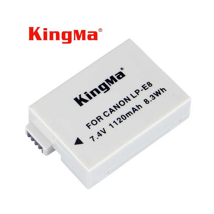 Pin máy ảnh Canon LP-E8 KingMa cho Canon 600D 650D 700D 550D