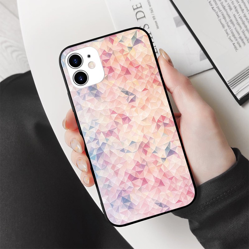 Ốp lưng mới nhất khối đá tam giác độc lạ nhiều màu sắc - iphone 6s/6/7/8 plus/x/xr/xs max/11 pro max/12/12 promax DA0009