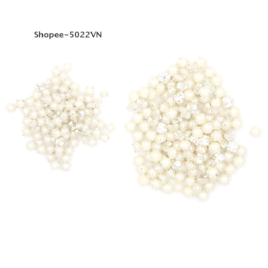 Set 100 Nút Ngọc Trai Mini 3 / 4MM 5022VN Làm Đồ Thủ Công Đa Ứng Dụng