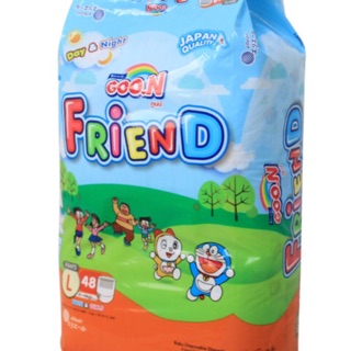 Bỉm goon friend quần s63m58l48/xl42/xxl 34-