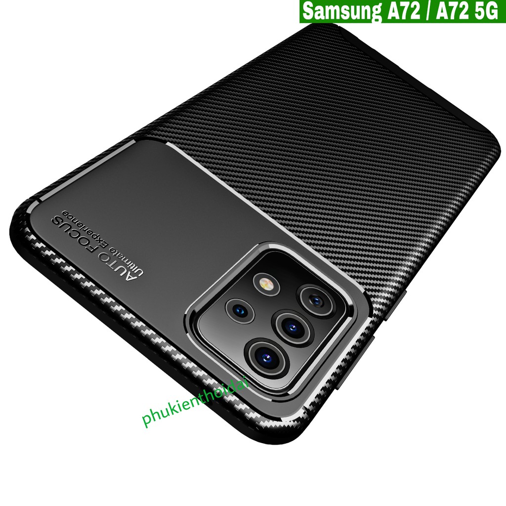 Ốp lưng Samsung A72 / A72 5G chống sốc vân Rằn Ri Auto Focus cao cấp