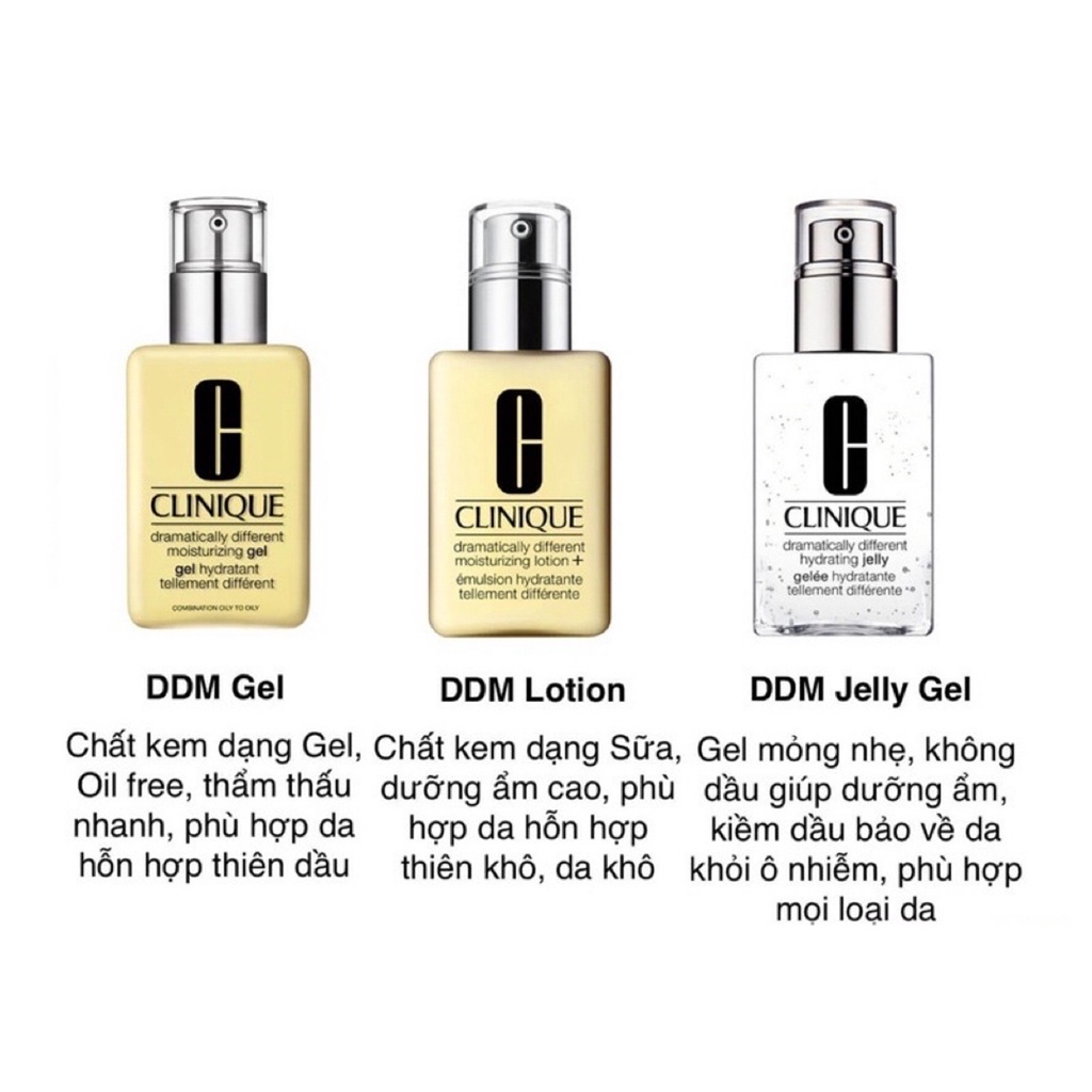 Clinique Thạch Dưỡng Ẩm Da Dầu Dramatically Different Hydrating Jelly 15ml Mini