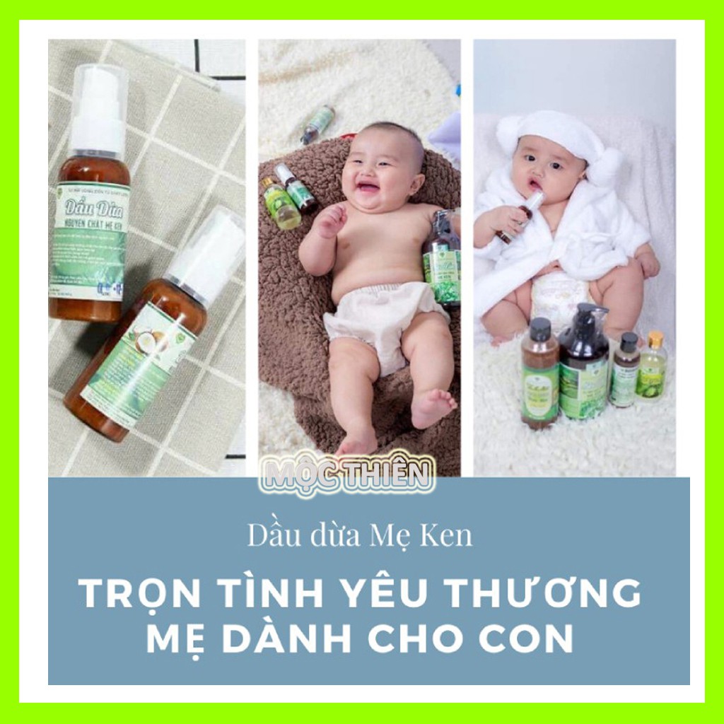 Dầu Dừa Nguyên Chất Mẹ Ken 50 ml - Giúp Dưỡng Mi Làm Đẹp