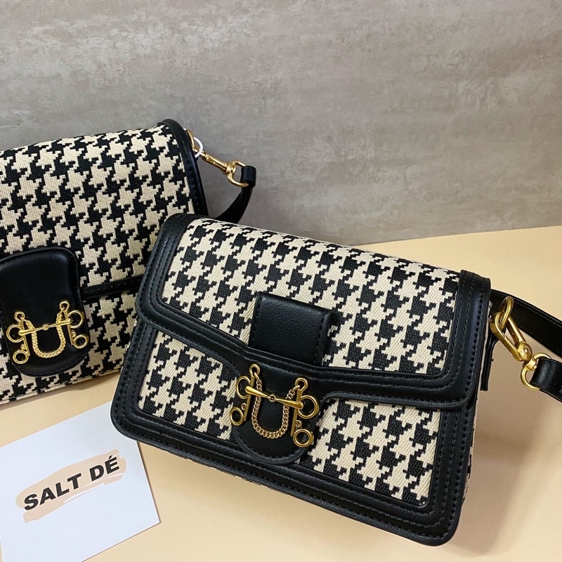 Túi xách Salt Dé ASARIE BAG | Túi đeo vai và Đeo chéo | Ảnh thật | Hoạ tiết răng sói