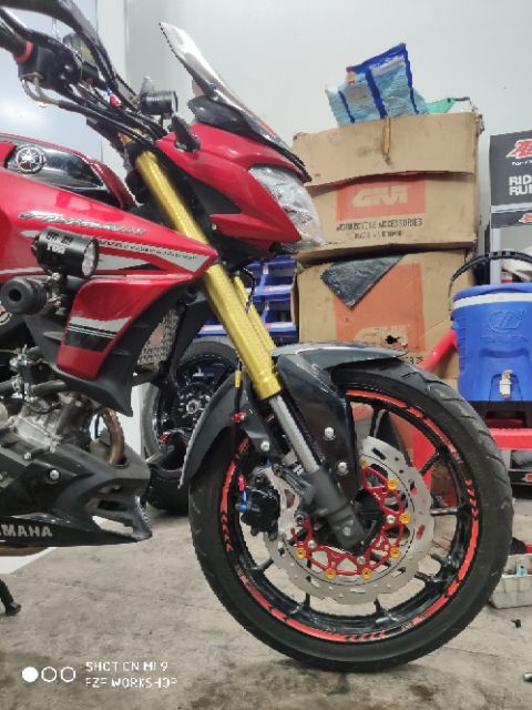 Phuộc usd cb190 full bộ canh sẵn cho Fz150 Fz155 , su gsx r,s , cbr
