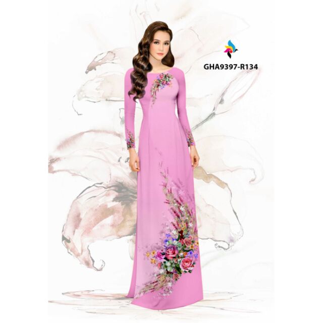 Vải áo dài tằm thái. Khách đặt hàng vui lòng ib mẫu cho shop ạ