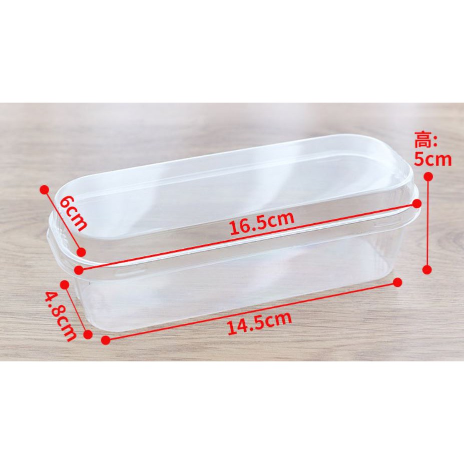 50 cái oval dài trong W599 hoặc XY599 dùng để đựng bánh mousse bánh tiramisu các loại | BigBuy360 - bigbuy360.vn