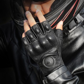 Găng Tay Da Cụt Ngón MOTO-WOFL , Đi Phượt, Lái Xe [ 1 đôi ]