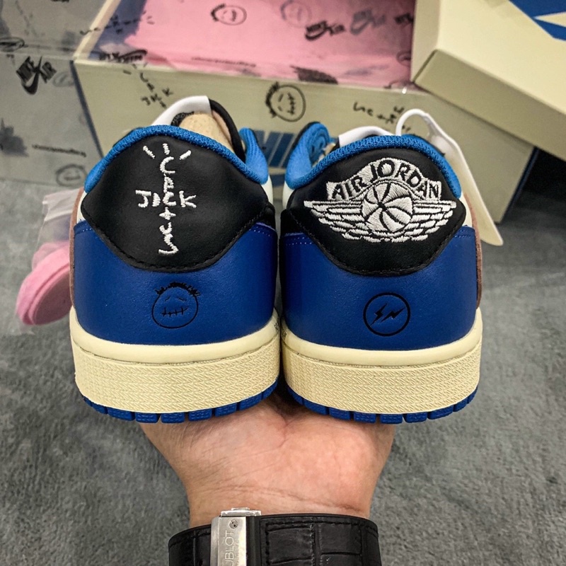 GIÀY TR.AVIS COT. FRAGMENT LAI AU DA THẬT [ FULL BOX + FREE SHIP ] | BigBuy360 - bigbuy360.vn