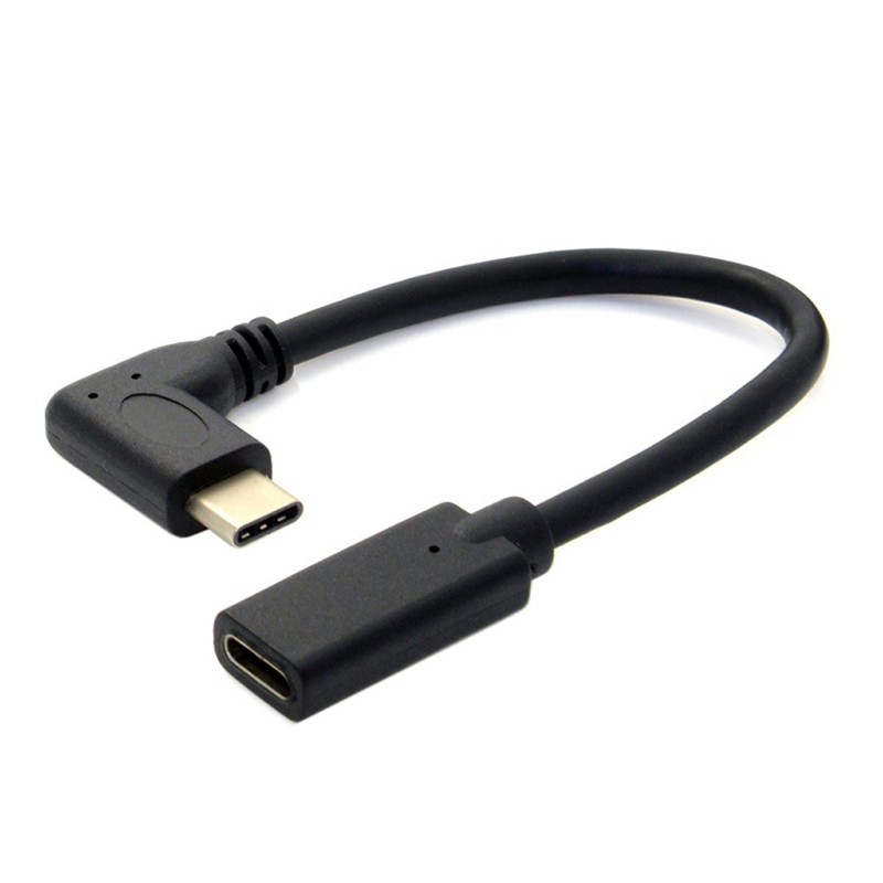 Cần bán 90 Degree Right Angle USB 3.1 Type C Male To Female Extension Data USB-C Cable
