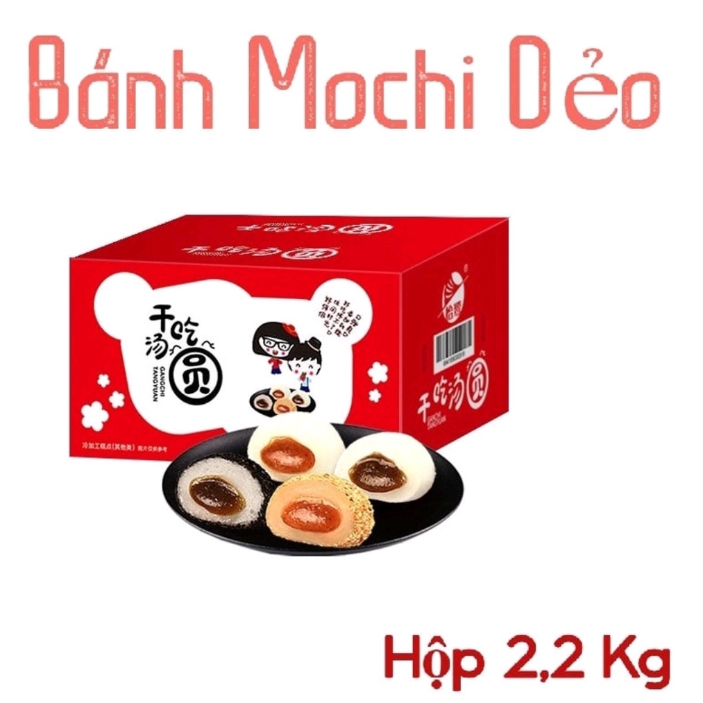 [THÙNG] BÁNH MOCHI ĐÀI HAI CÔ GÁI  MIX 4 VỊ CHUẨN 2.2KG MỚI VỀ