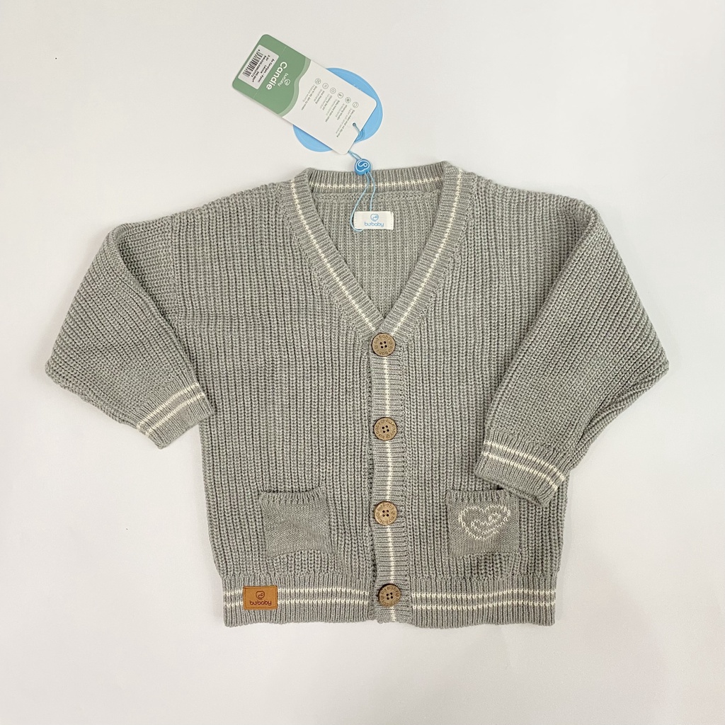 Áo Cardigan Bu, Bubaby Kyomi Lennie cho bé 6m - 4Y BWL020.02