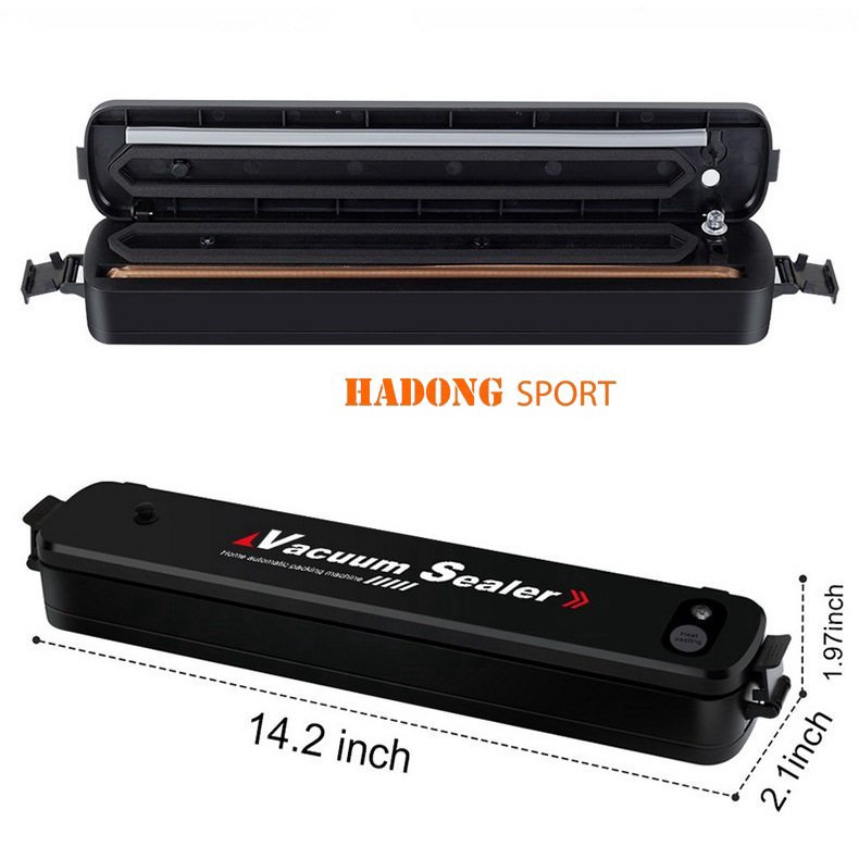 Máy hút chân không thực phẩm Vacuum Sealer, máy hút chân không tăng thời gian bảo quản thực phẩm, tránh ẩm mốc