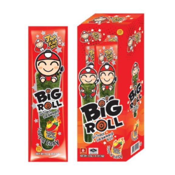 (5 vị) Rong biển Big Roll gói 3gr (Hộp 6 gói)