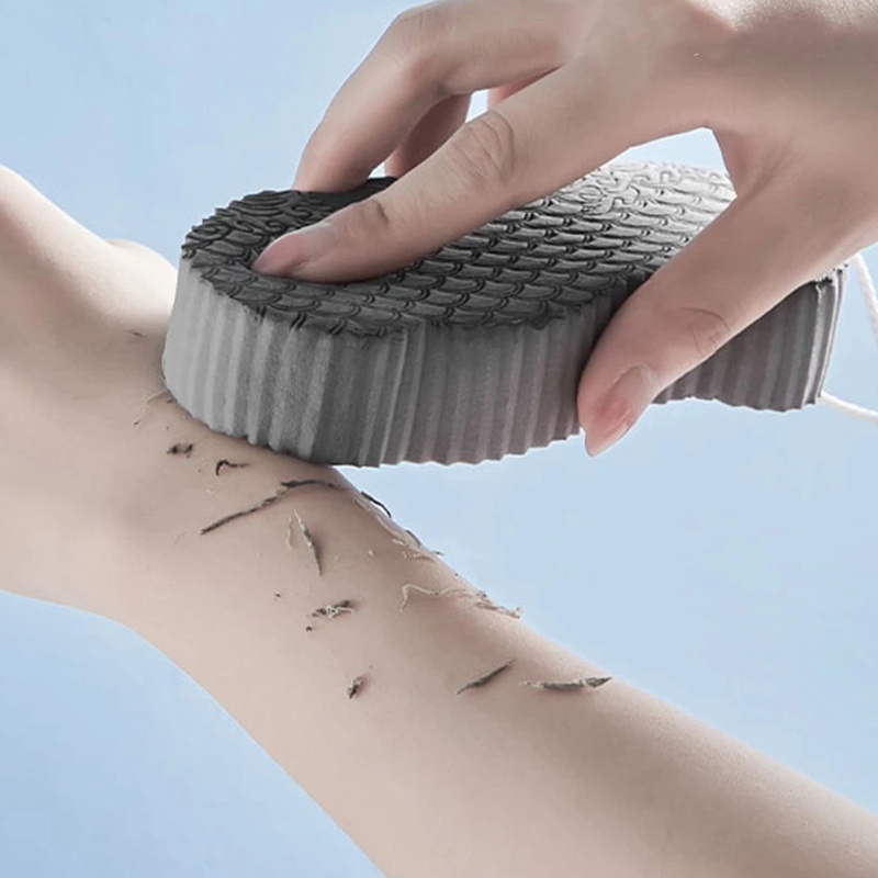 Set 2 Miếng Bọt Biển Tắm Chà Xát Cơ Thể Tẩy Tế Bào Chết Cho Người Lớn Và Trẻ Em