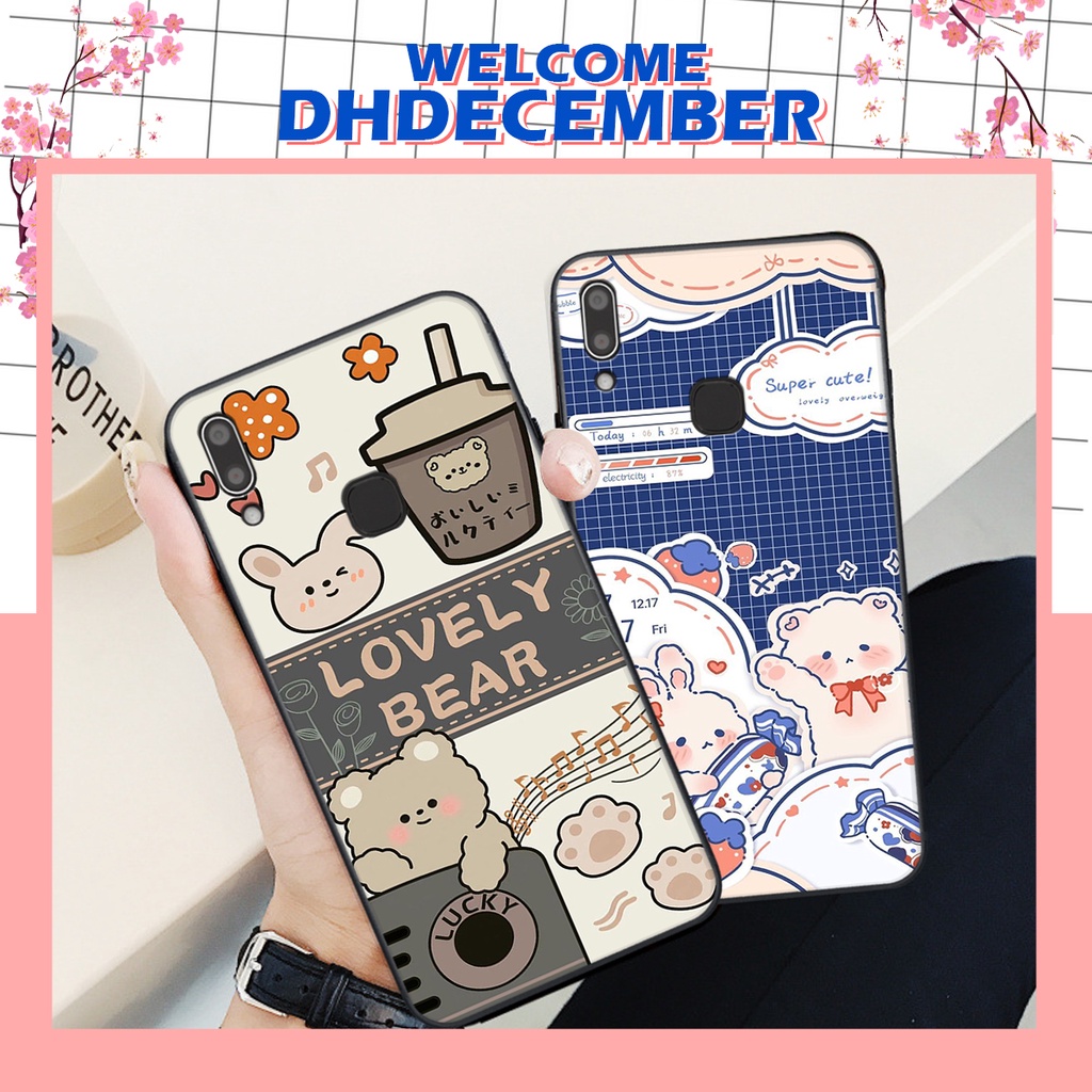 Ốp lưng Vivo Y91 / Y93 / Y95 in hình nice ,good luck happy ốp xinh viền dẻo đẹp chất