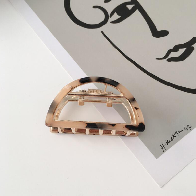 Kẹp Tóc Họa Tiết Vân Đá Bằng Hợp Kim Thời Trang Cho Nữ