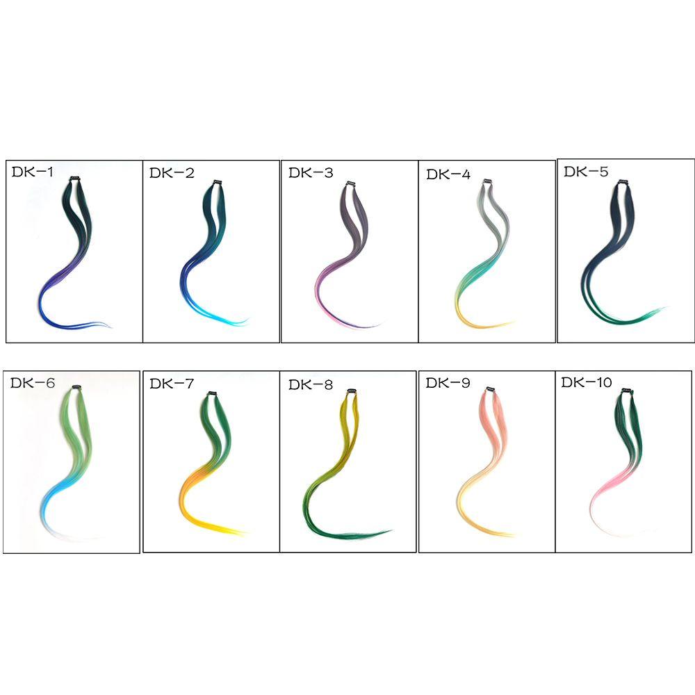 Tóc Giả 10 Màu Bắt Sáng Tự Nhiên Kháng Nhiệt Thương Hiệu Danielo