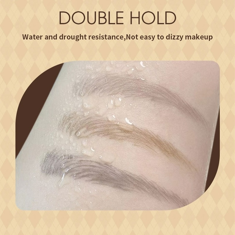 Bút Chì Kẻ Lông Mày 3 Màu Siêu Mịn Tự Nhiên Chống Thấm Nước Và Mồ Hôi Lâu Trôi