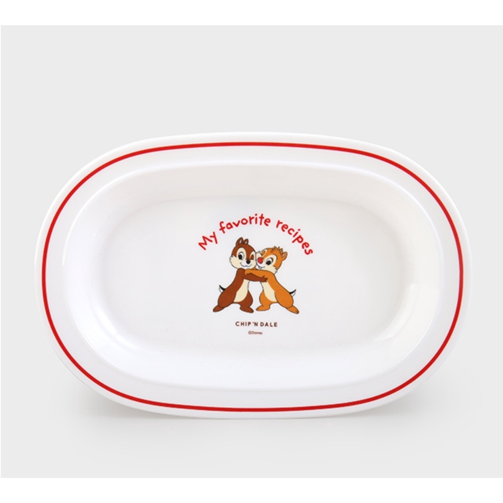 [DAISO Korea] Chip &amp; Dale Đĩa Hình Oval Melamine