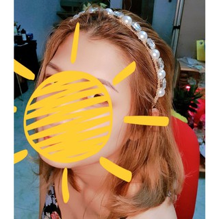 Cài Tóc Đính Hạt Lấp Lánh Kiêu Sa Phong Cách Hàn Quốc