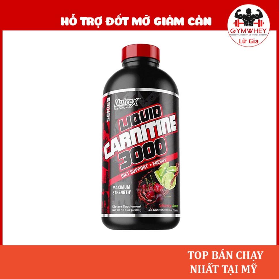 Chai L Carnitine Chuyển hoá Mỡ Giúp Giảm Mỡ Nutrex L-Carnitine 3000, Ronnie Coleman - L-Carnitine XS 3000 Giúp Giảm Mỡ