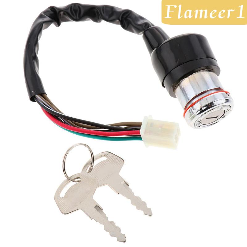 Công Tắc Đánh Lửa 6 Dây + Chìa Khóa Cho Xe Tay Ga Suzuki GN 125