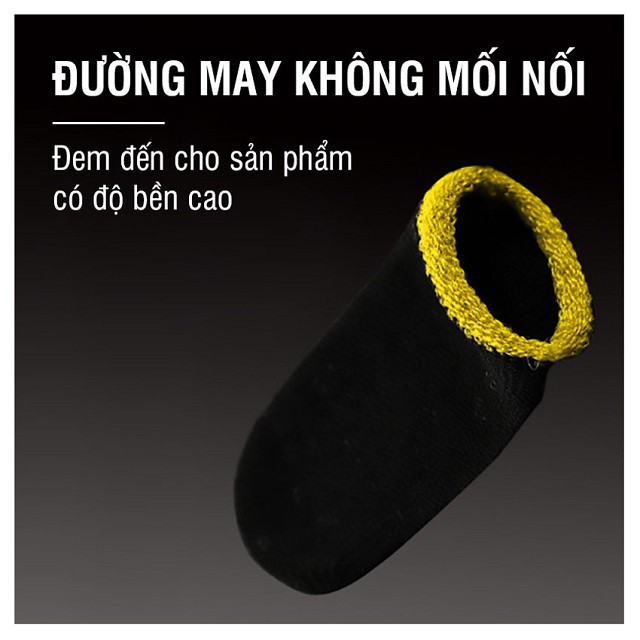 [Freeship] Bao 2 Găng Bọc Ngón Tay chơi game mobile chống mồ hôi tay bằng sợi carbon cấp 2 ngón, tăng độ nhạy cảm ứng.