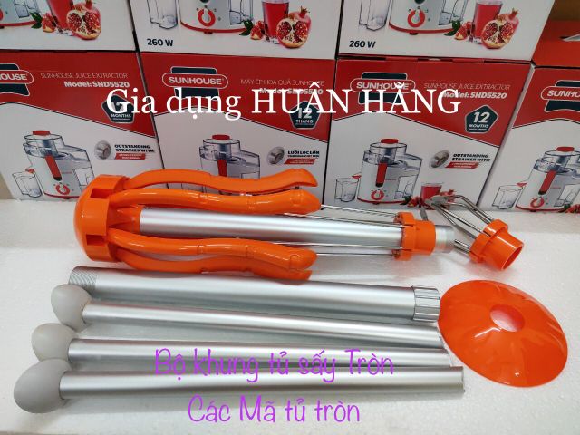 LINH KIỆN BỘ KHUNG CỦA TỦ SẤY QUÂN ÁO TRÒN CÁC HÃNG