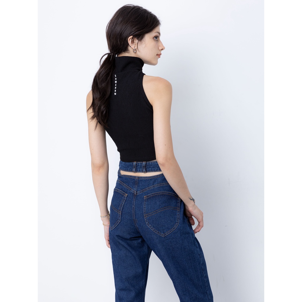 Áo Nữ Tanktop Print Back , Chất Thun Sọc Tăm Lớn Dày Dặn , WC000032,SOMEHOW