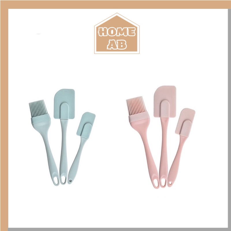 [GIẢM 40%] Set 3 Dụng Cụ Làm Bánh Silicon Chịu Nhiệt Tốt