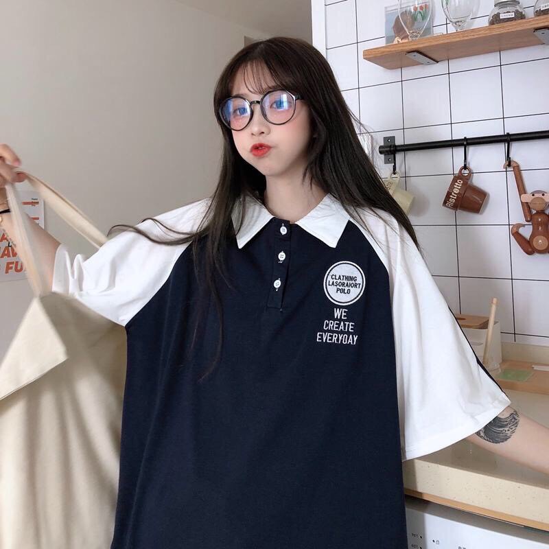 Áo Thun Unisex Form Rộng, áo Phông có cổ tay lỡ in hoạ tiết cá tính M0111
