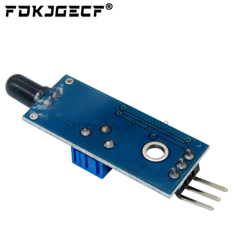 Mô-đun Cảm Biến Phát Hiện Lửa Hồng Ngoại LM393 3 Pin / 4 Pin IR Cho arduino
