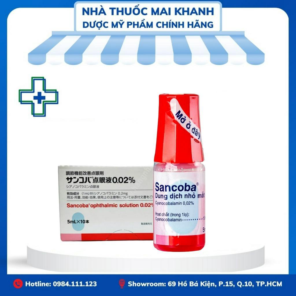 Nhỏ Mắt Sancoba Nhật Bản Chống Cận Thị 5ml